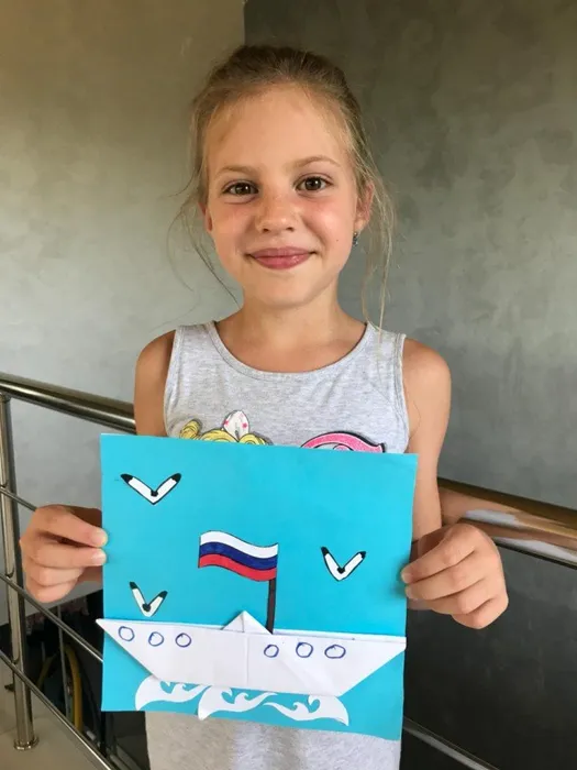 Алёна Харчева &nbsp;участвует в конкурсе рисунков: "О море, о флоте, о Родине!"